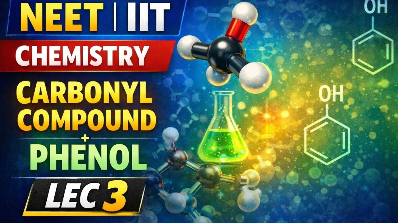 NEET I CHEMISTRY I CARBONYL COMPOUND I PHENOL I LEC 3