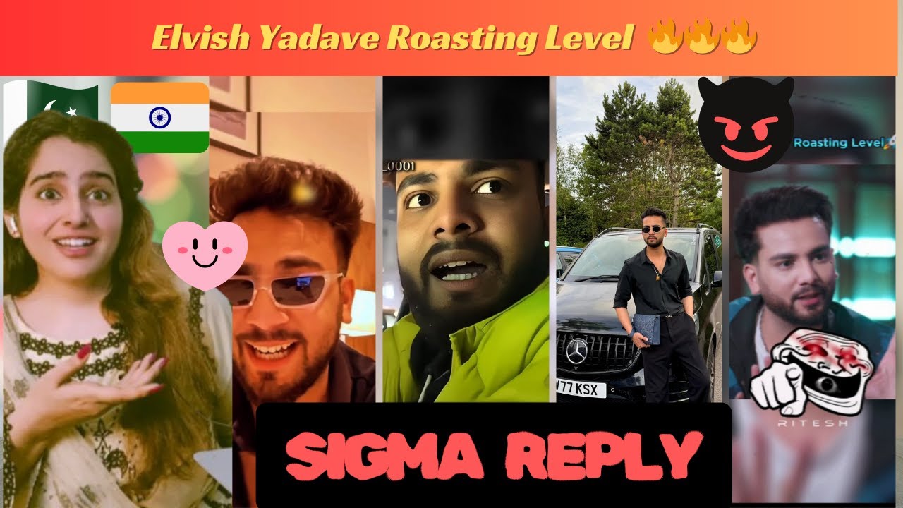 Reaction on Elvish Yadav Roast Videos | Viral Comedy Roast 2025 🔥😂