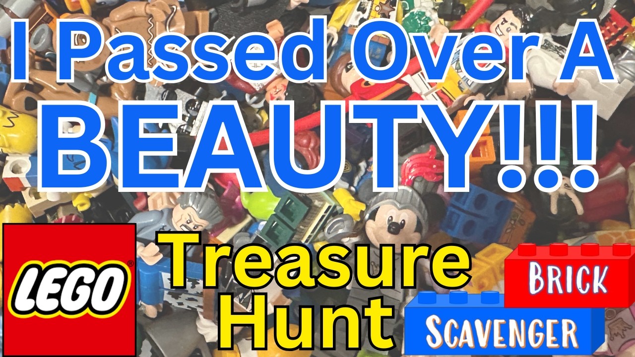 Lego Minifigure Treasure Hunt: I Passed Over A BEAUTY!