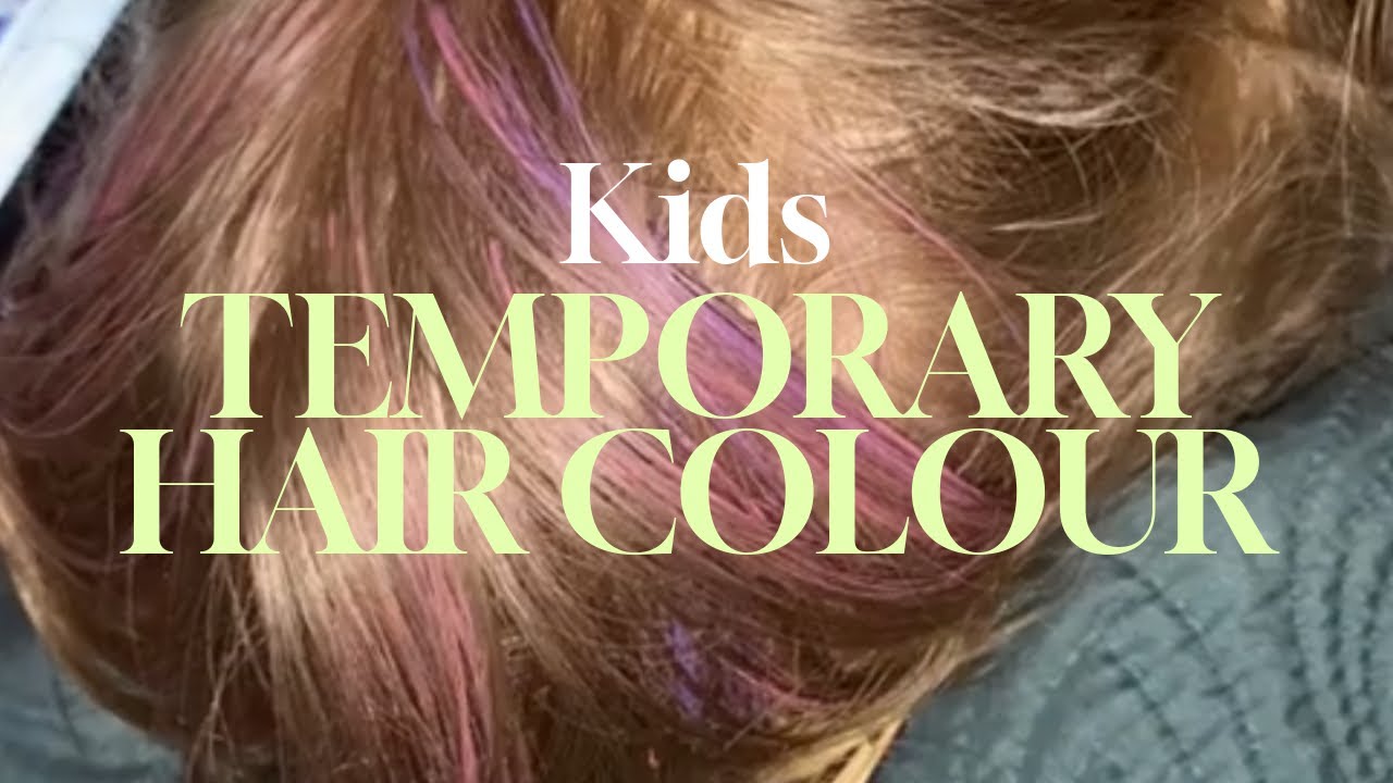 Testing Temporary Hair Dye On My Kids