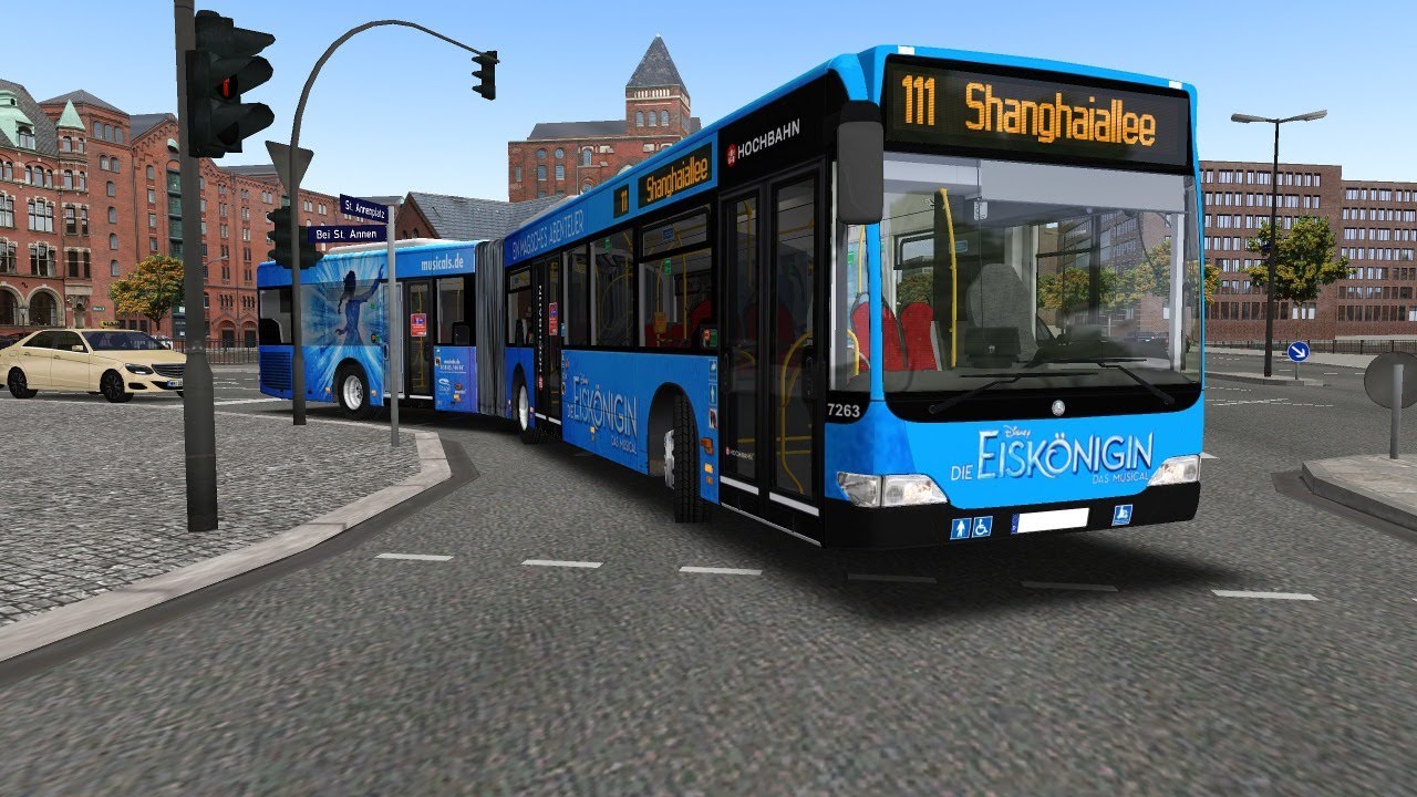 EINGEFROREN DURCH HAMBURG! -  MB Citaro Facelift G - Hochbahn 7263 - Hafencity - OMSI 2