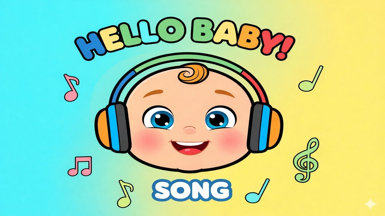Привет, привет, малышка! 🎶 | Веселая детская песенка для малышей