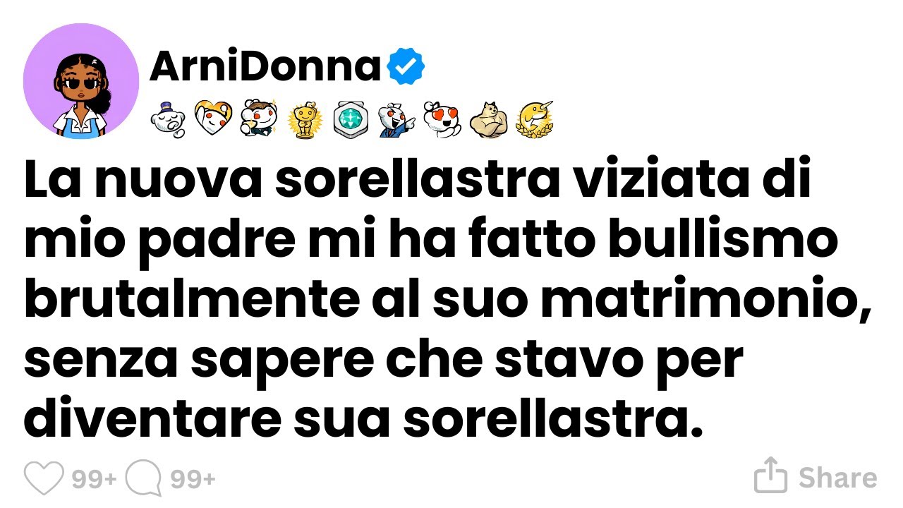 [STORIA COMPLETA] La viziata figliastra di papà mi ha fatto bullismo al suo matrimonio.