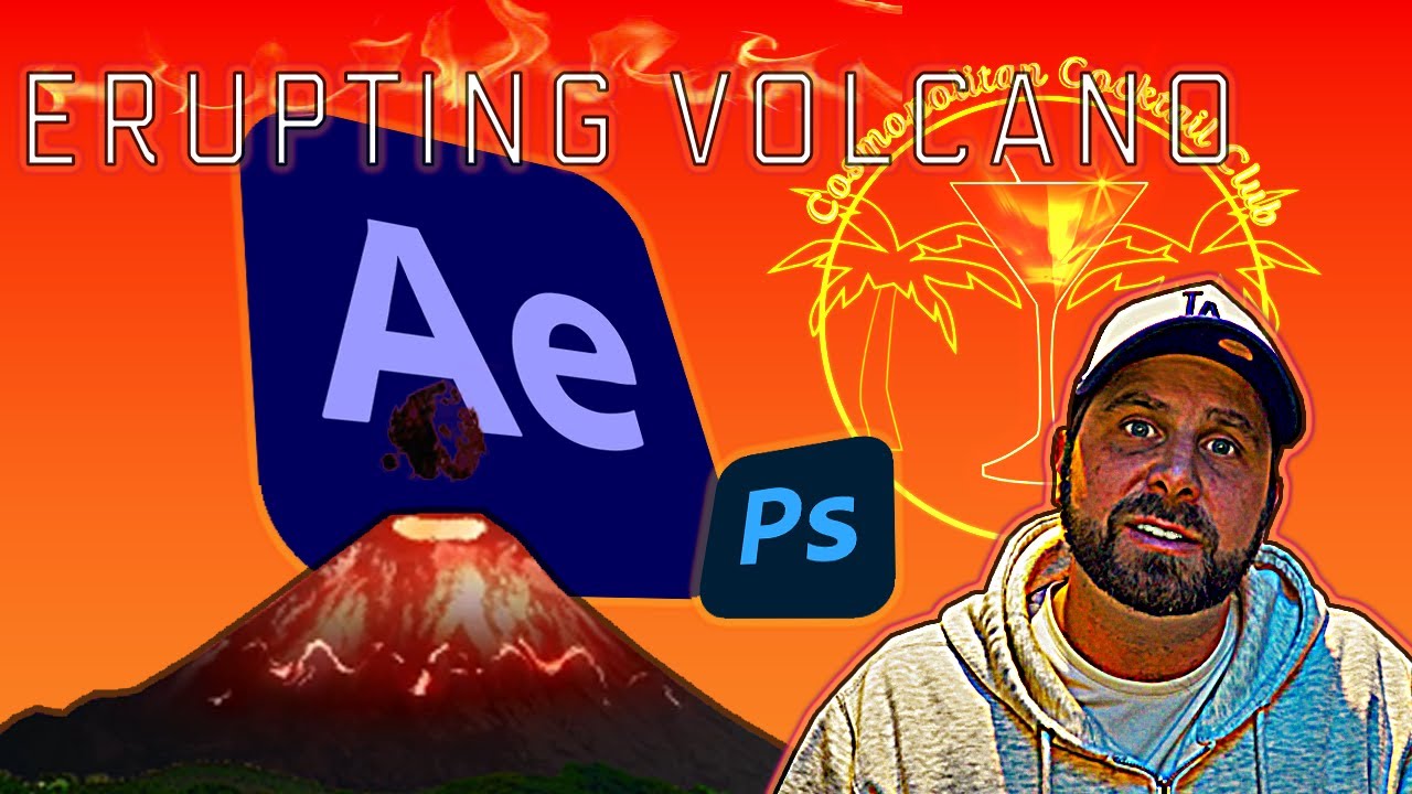 AFTER EFFECTS TUTORIAL- ERUPTING VOLCANO 🌋