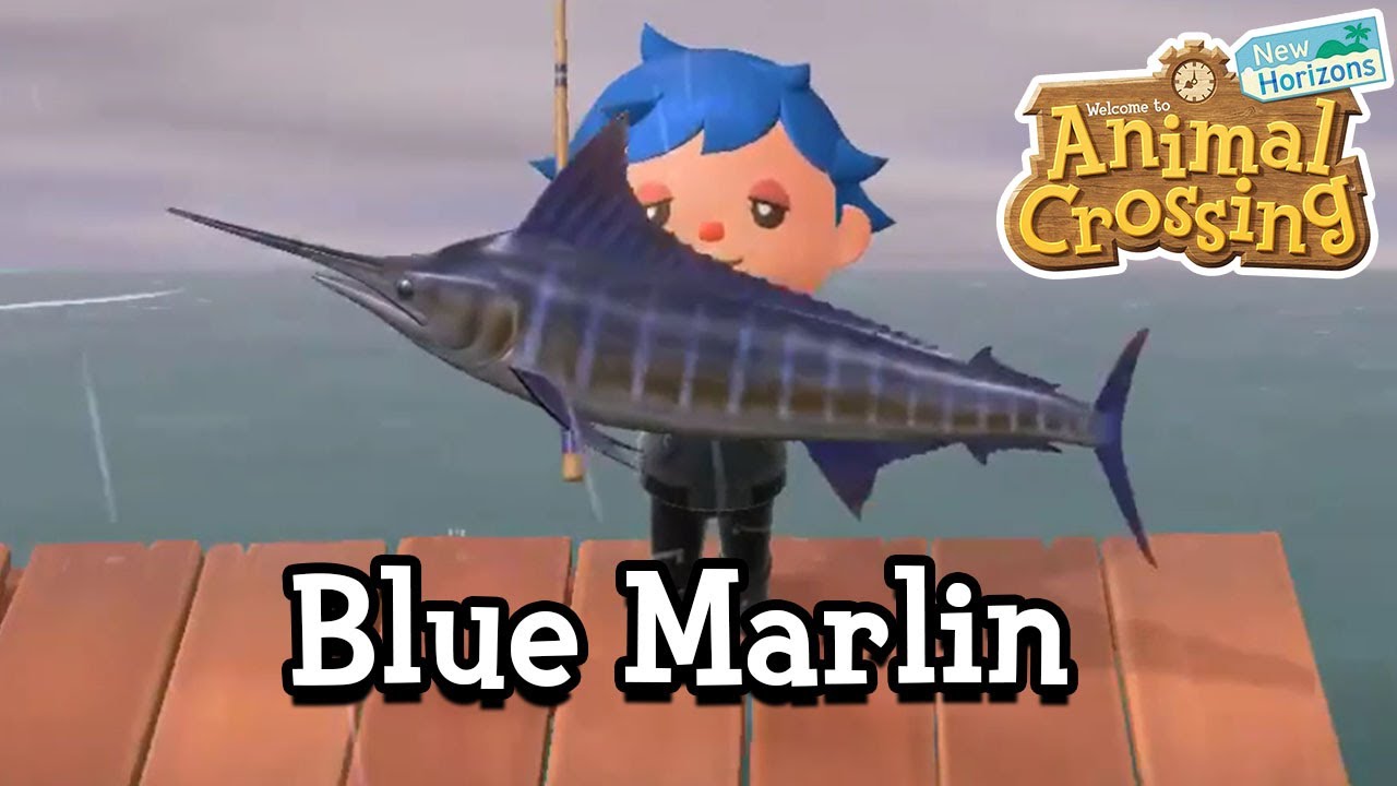 Catching the Blue Marlin in Animal Crossing: New Horizons