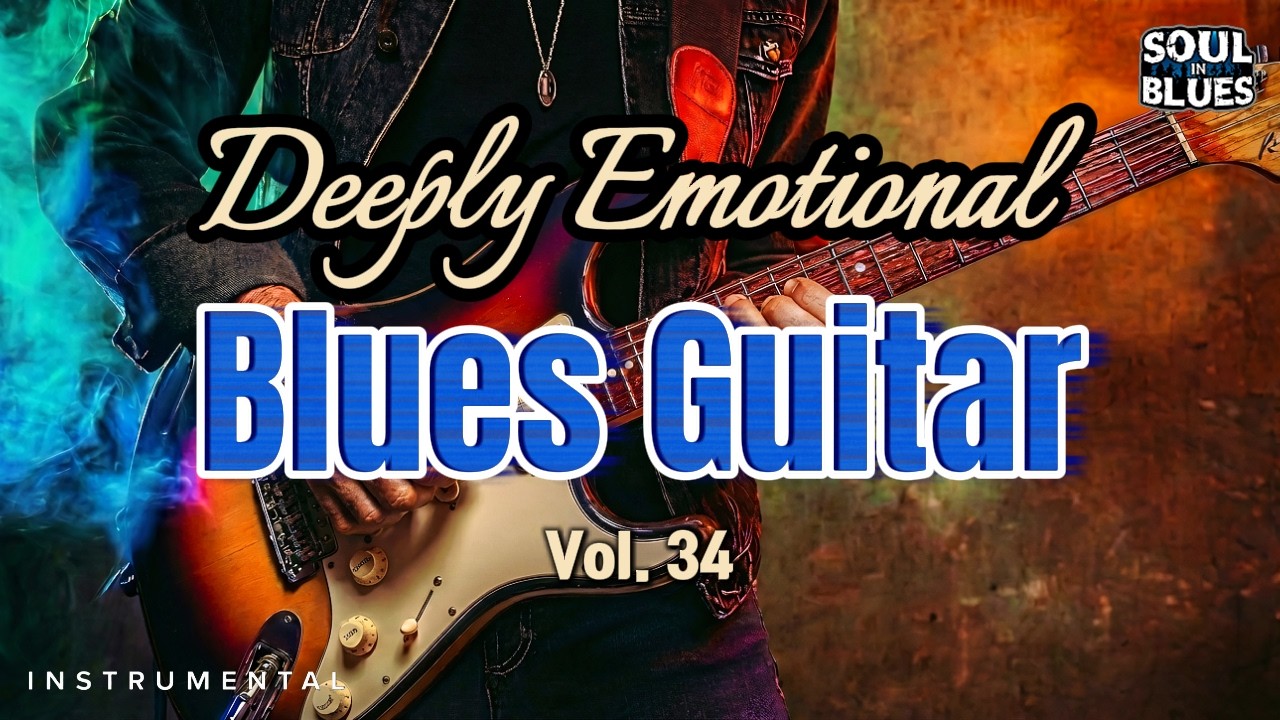 Deep Emotional Blues Guitar 34 | Late Night Blues for a Broken Heart