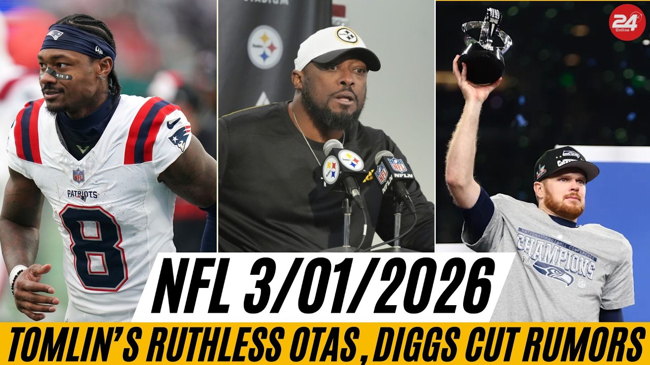 NFL News 1/3/2026: Tomlin’s Ruthless OTAs, Diggs Cut Rumors, and Seahawks’ $100M Plan for Darnold