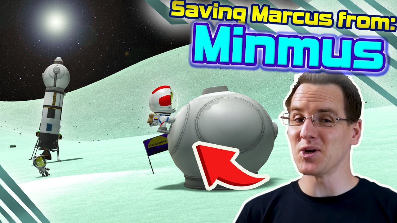 KSP: First Minmus Mission in Science Mode.....But it's also a RESCUE Mission!