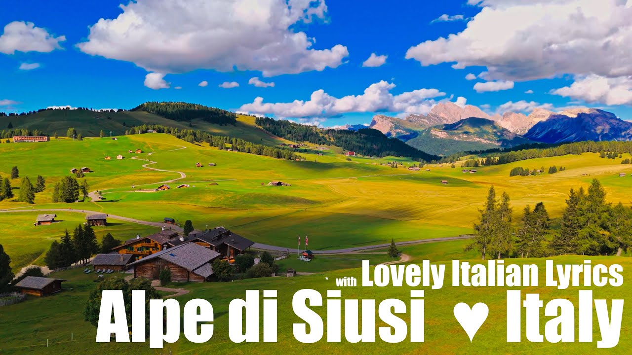 Stunning Alpe di Siusi Drone Footage  - DJI Air 3 Captures Italy's Scenic Beauty in 4K HDR
