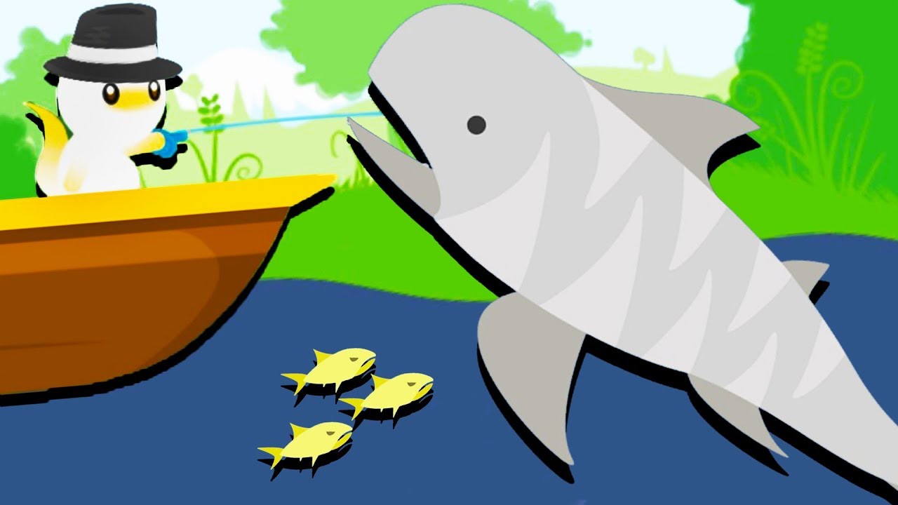 Catching GIANT SHARKS! - Cat Goes Fishing Gameplay
