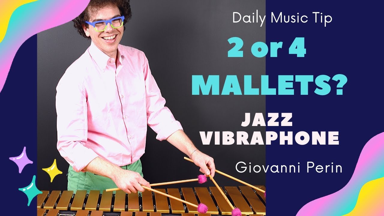 Jazz Vibraphone: 2 or 4 Mallets? #jazzvibraphonelesson #vibraphonelesson #jazzmarimbalesson #marimba