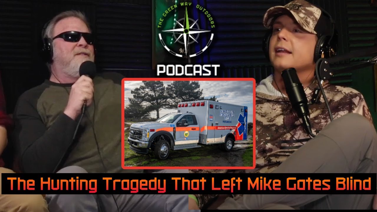 Mike Gates talks about the horrific hunting accident that left him blind -Green Way  Podcast Clip