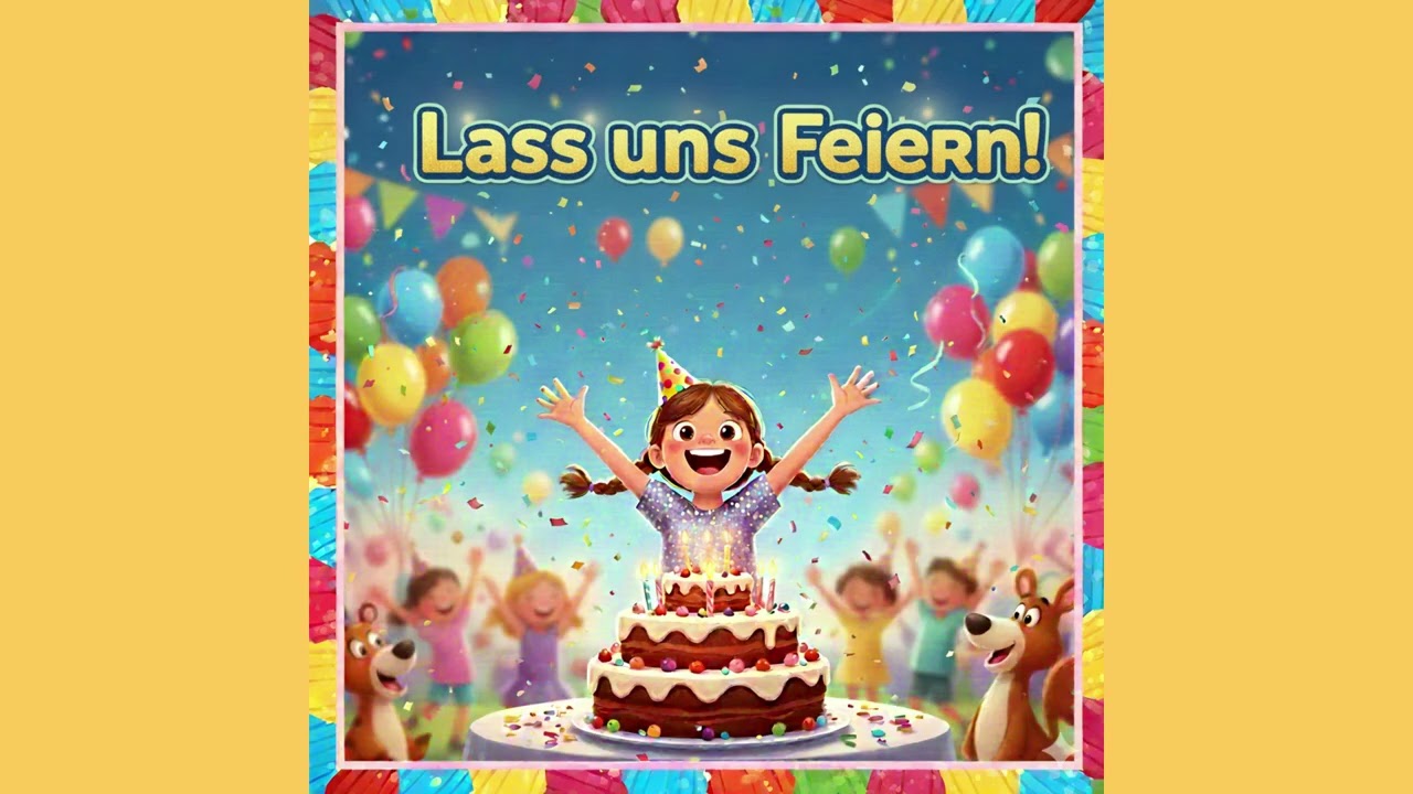 Lass uns feiern 🎂 Das ultimative Geburtstagslied zum Mitsingen & Tanzen