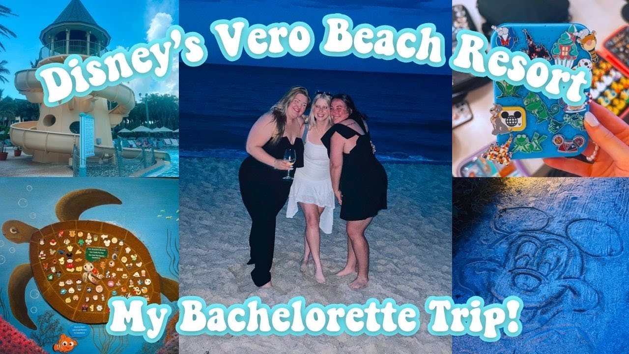 My Disney Bachelorette Party! 💍*exploring Disney's Vero Beach resort, pin trading event, & more!*