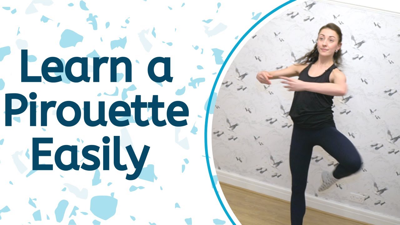 Learn a Pirouette the Easy Way for Beginners! Ballet, Figure Skating Exercise From Home!