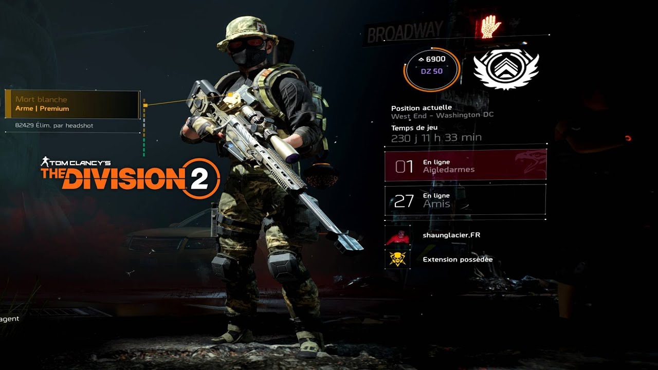 THE DIVISION 2 LÉGENDAIRE AVEC LE BUILD HOTSHOT