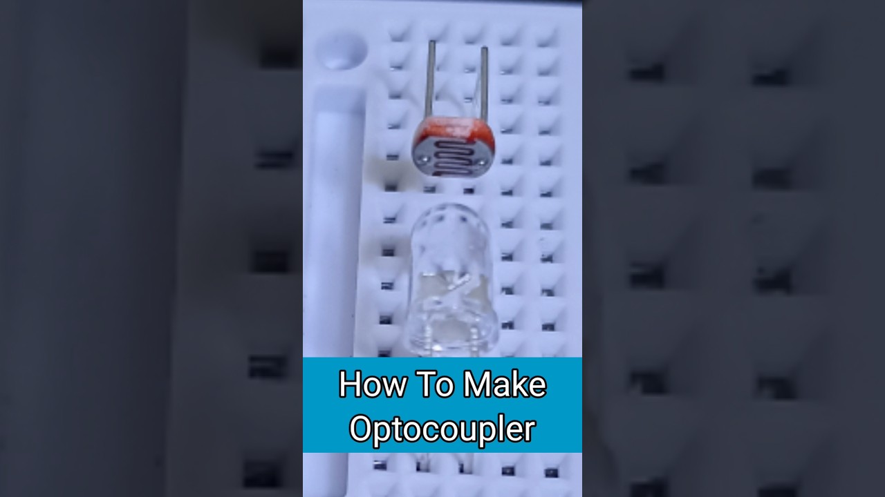 Making An Optocoupler | Homemade Optoisolator