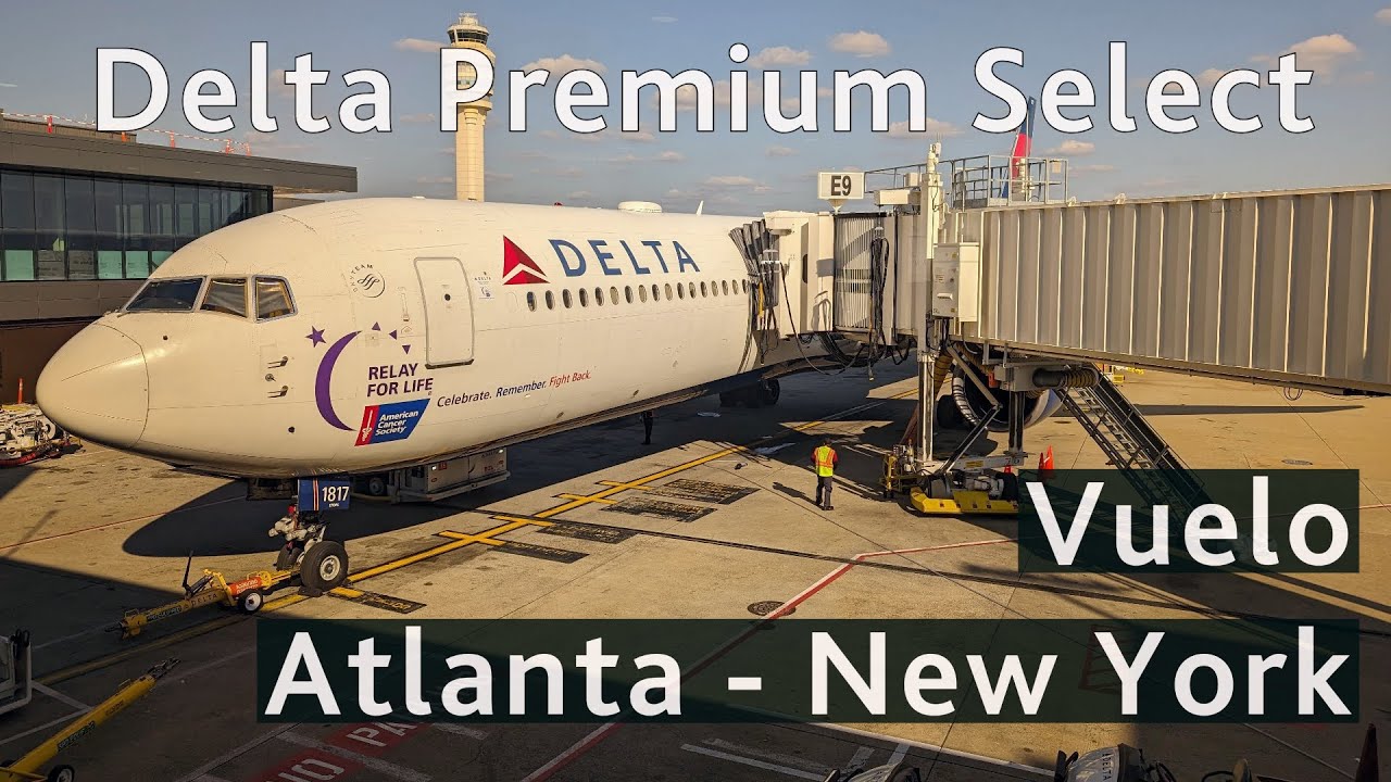 Vuelo desde Atlanta al aeropuerto JFK de New York (USA) con Delta en Premium Select ✈️ Boeing 767