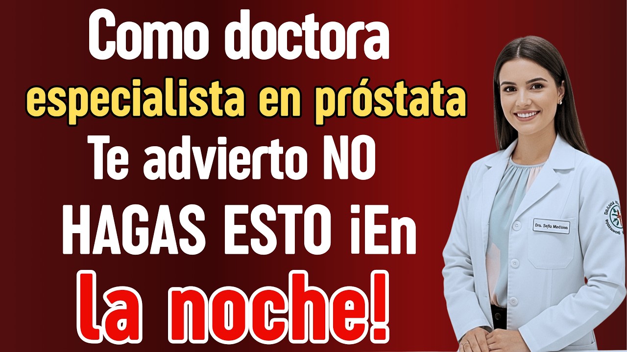 Como especialista en próstata con 30 años de experiencia, advierto a los hombres sobre una...
