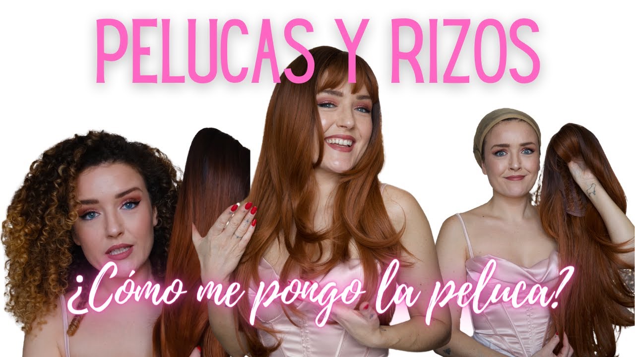 💫 ¿CÓMO PONERSE UNA PELUCA CON EL PELO ➰RIZADO? - Peluca bonita, realista y barata.