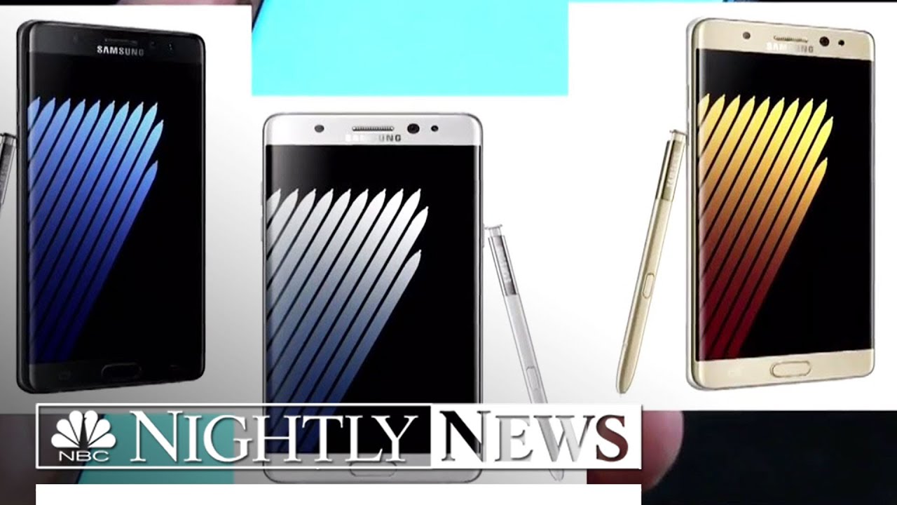 Stop Using Samsung Galaxy Note 7 Smartphones, U.S. Agency Warns | NBC Nightly News