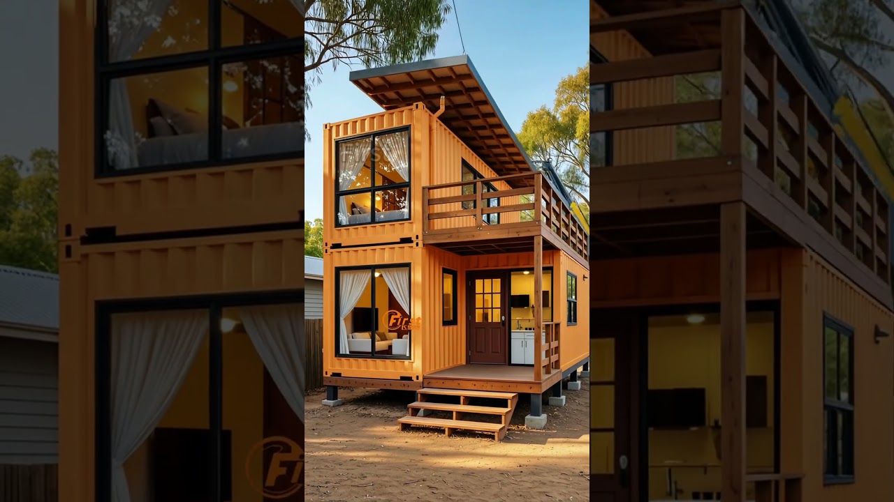 Prefabricated home #prefabhouse #tinyhouse #shippingcontainerhouse #containerhouse #mobilehome