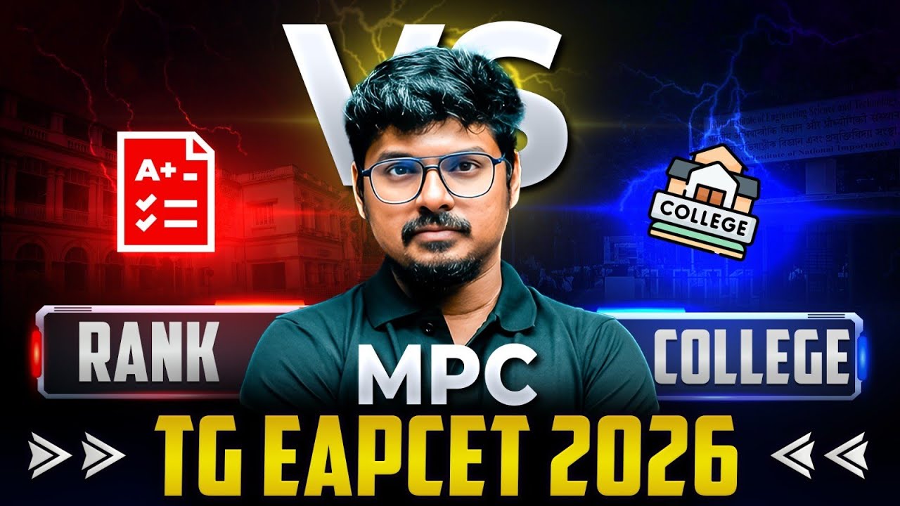 TG EAPCET 2026 MPC Rank vs College 😱 Which College You&rsquo;ll Get? | TG EAMCET 2026