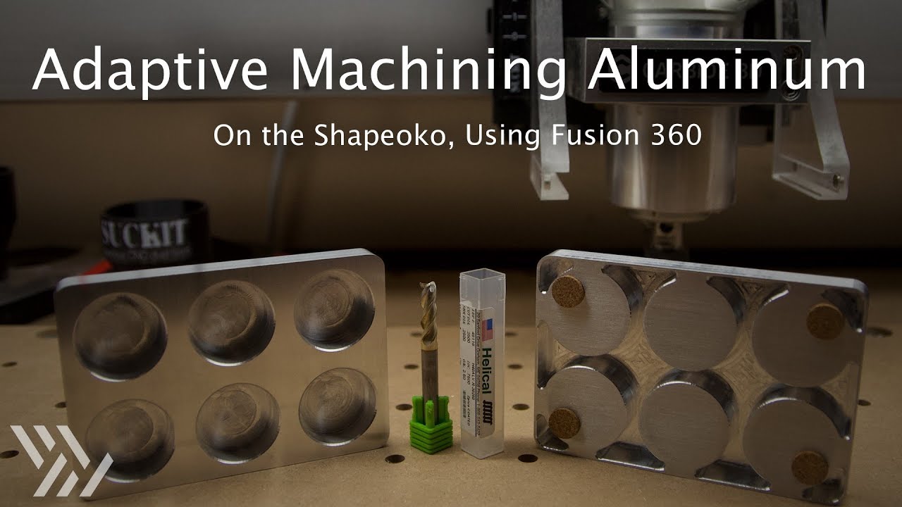 Adaptive Toolpaths for Aluminum on the Shapeoko - #120