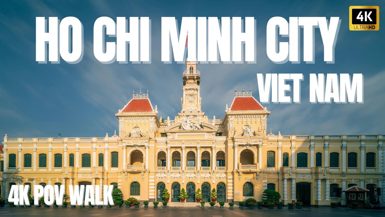 Walking in Ho Chi Minh City 4K – Bach Dang Wharf to Nguyen Hue Walking Street | POV Saigon Walk