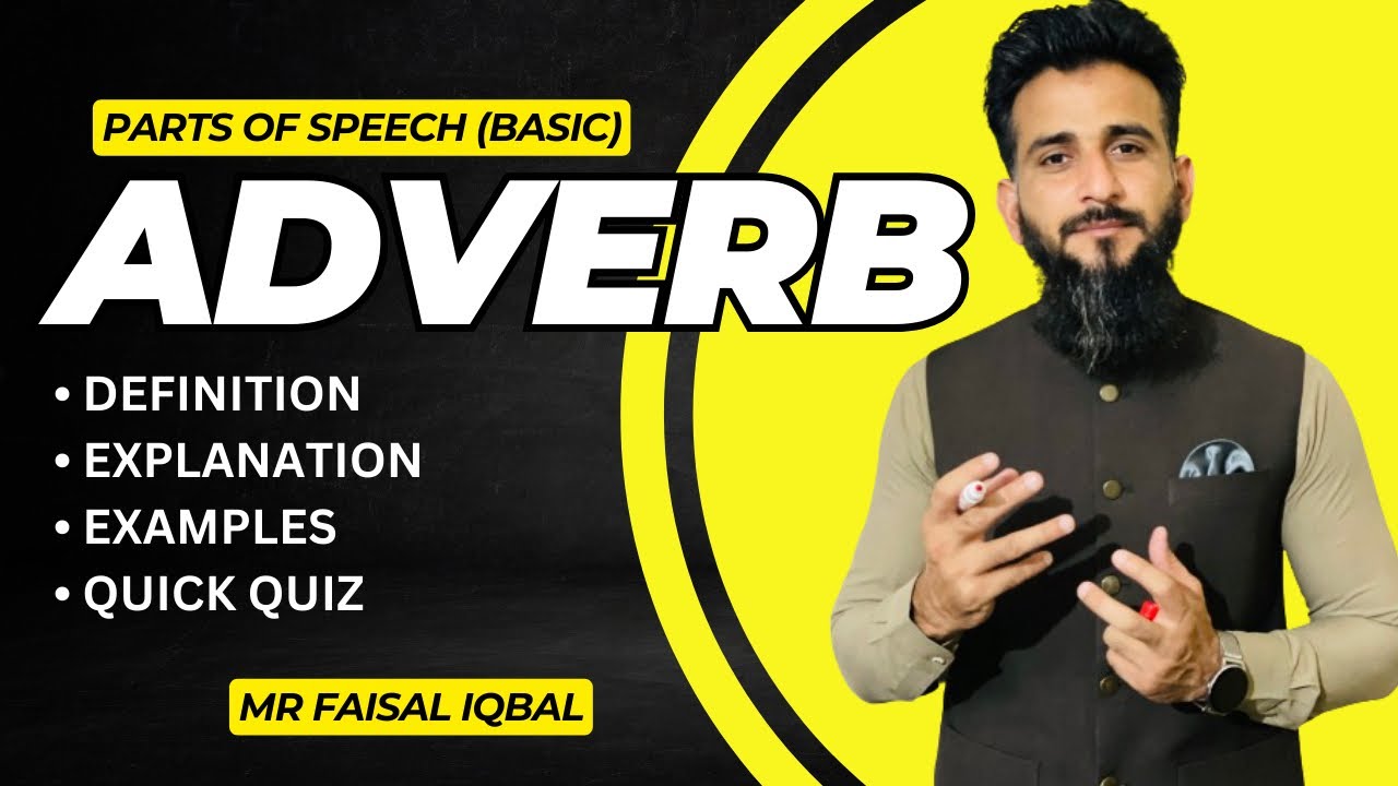 Adverb & It’s Types | Explanation & Quiz | Parts of Speech #englishgrammar ​⁠@TheGrammarJunction