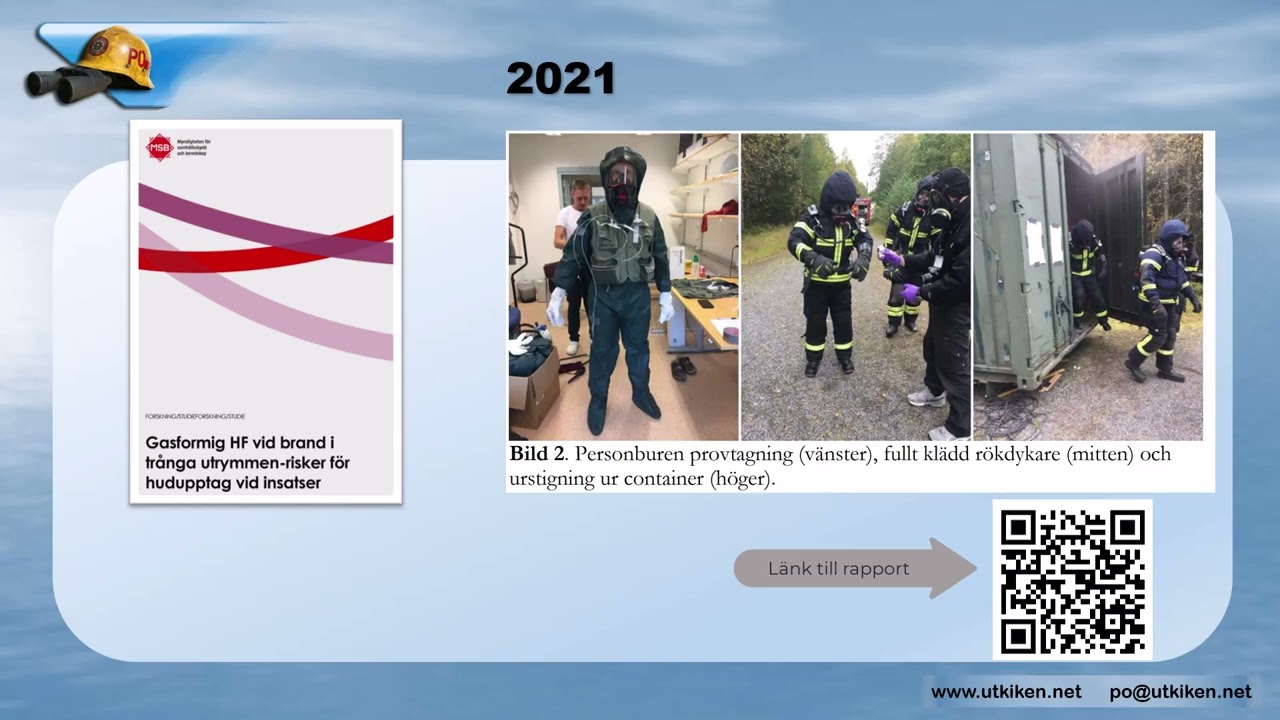 Kunskapssammanställning om vätefluorid (HF) och räddningstjänst