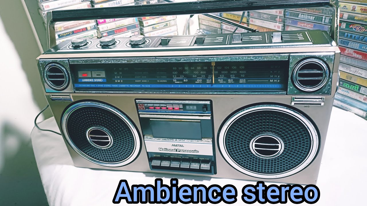National Panasonic RX 5045 radio cassette recorder ambulance stereo 👌😍👌