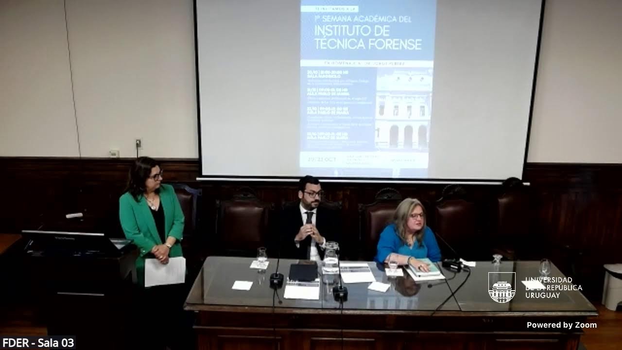 Semana Académica del Instituto de Técnica Forense