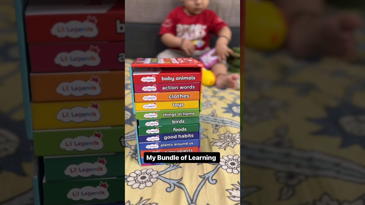 kids favourite Mini Library from Lil Legends Oswaal Books #thekidsboat #lillegends