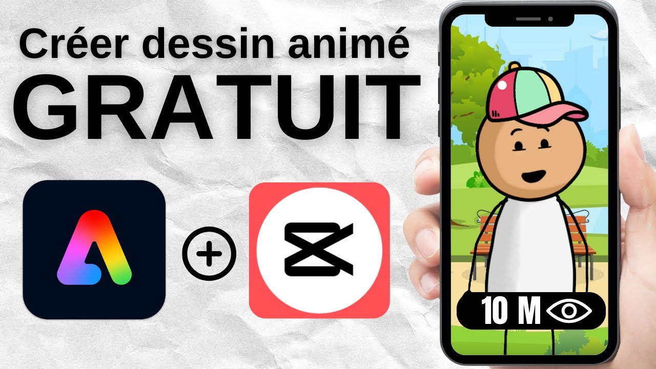 Créer un DESSIN ANIMÉ viral GRATUIT :  tuto Adobe Express