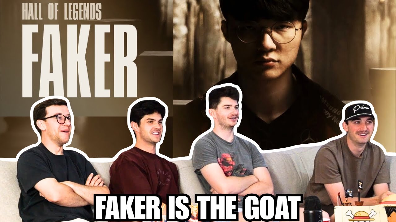 NEW League of Legends Players Watch Hall of Legends: Faker | REACTION