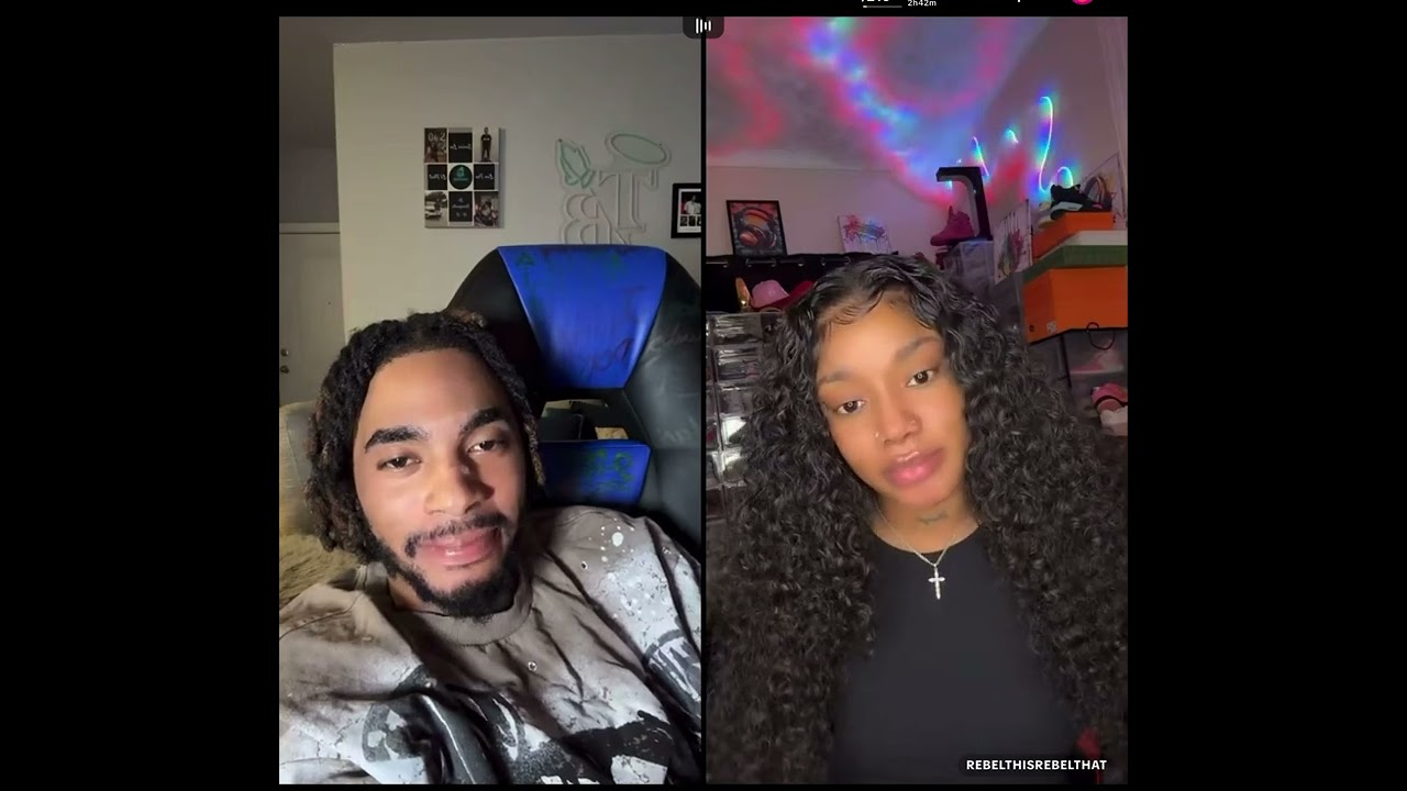Face time call with RS ❤️💙 #rebelthisrebelthat #swisslee #1rs #jamaica #tiktok #viral 
