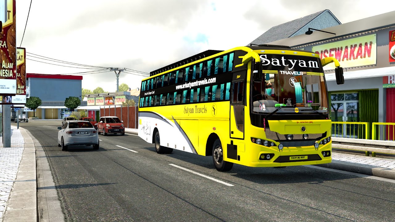 First Ever In ETS2 Damodar Sleeper Bs6 Bus Pack | Incredible Simulation