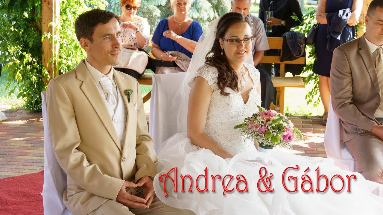 Andrea & G&aacute;bor - Esk&uuml;vő klip