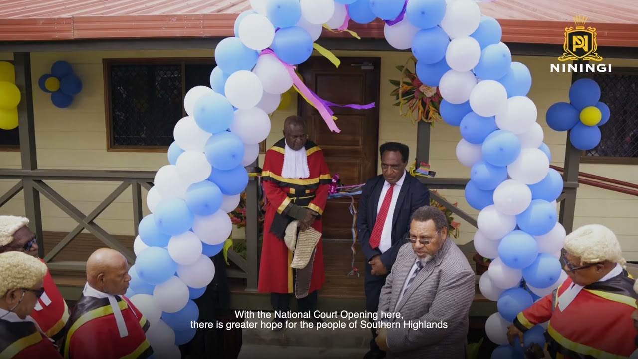 Hon. Pila Niningi: New Imbonggu National Court House Opening 2024