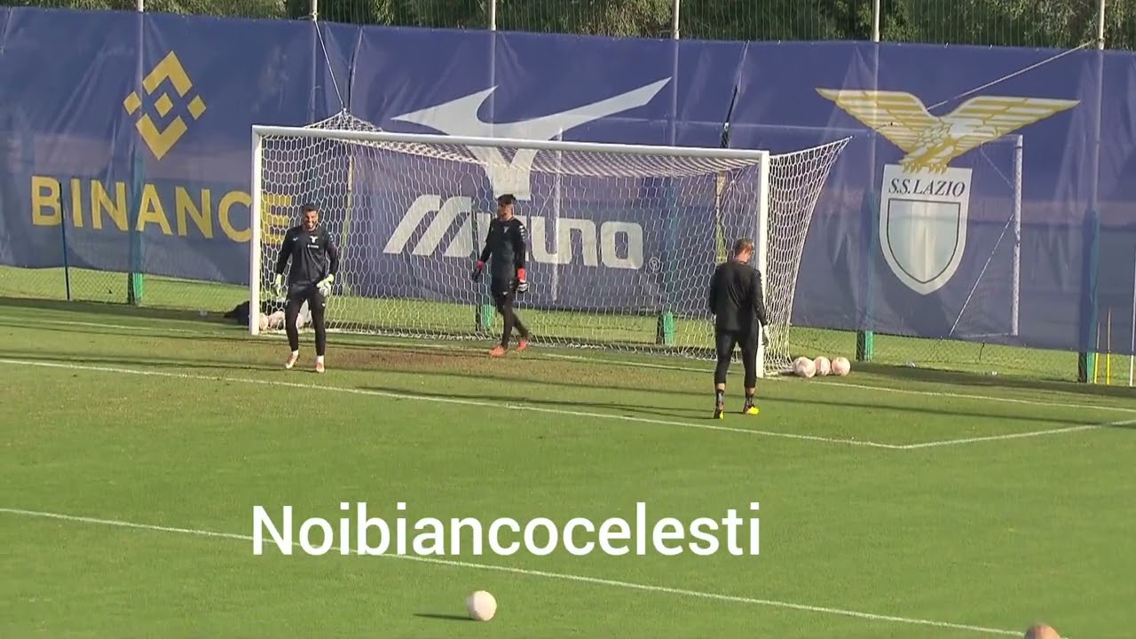 #EuropaLeague - l'allenamento della #Lazio in vista della gara contro il #Feyenoord