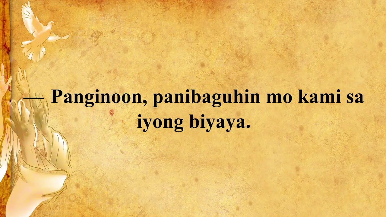 Mar 14, 2026 | 6 a.m. - Sabado sa Ika-3 Linggong Apatnapung Araw na Paghahanda