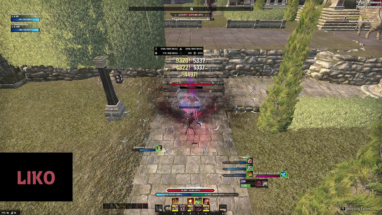 ESO - Stamina Nightblade Rotation (64k+ on 6mil) - See Description - Murkmire