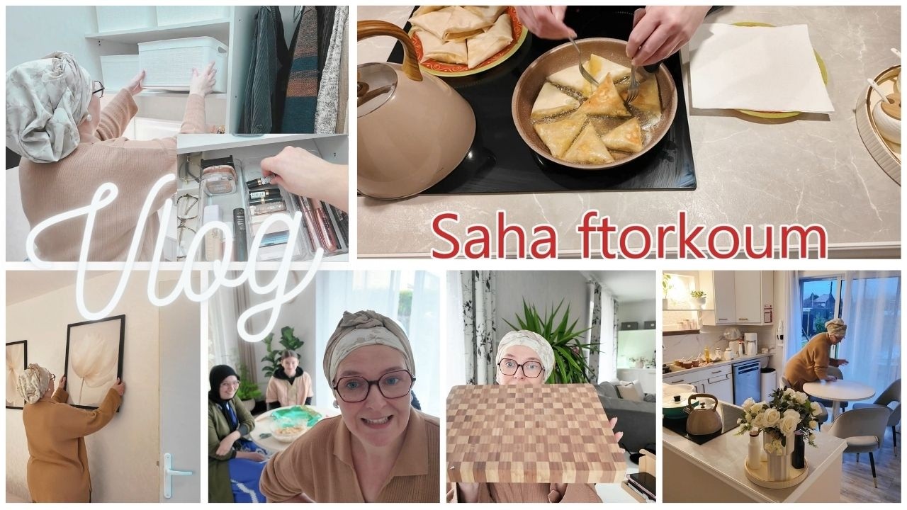 VLOG / MÉNAGE / RANGEMENT ORGANISATION / RECETTE FTOUR RAMADAN / HAUL SHEIN & TEMU ACTION