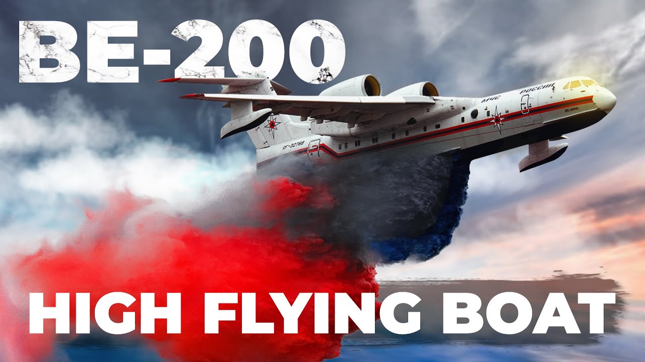 Be-200 - aircraft / boat / firefighter / rescuer