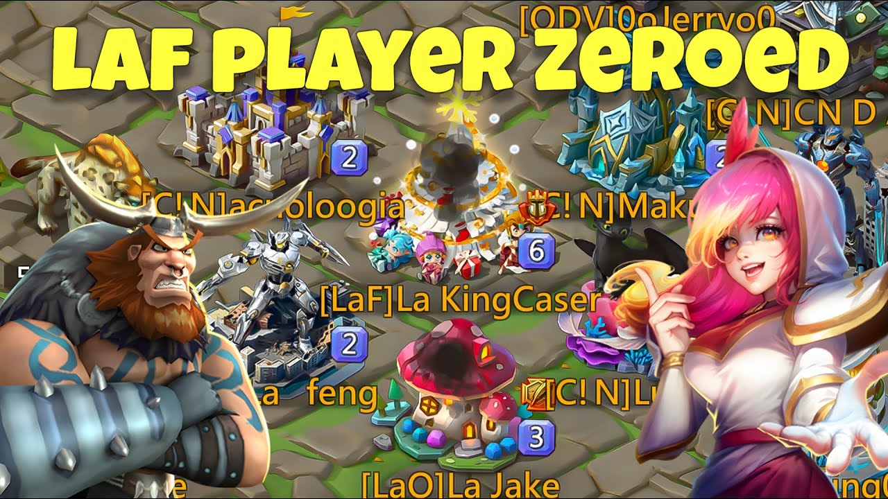Lords Mobile - LaF player zeroed. They tried defend him, but they ended kicking him out