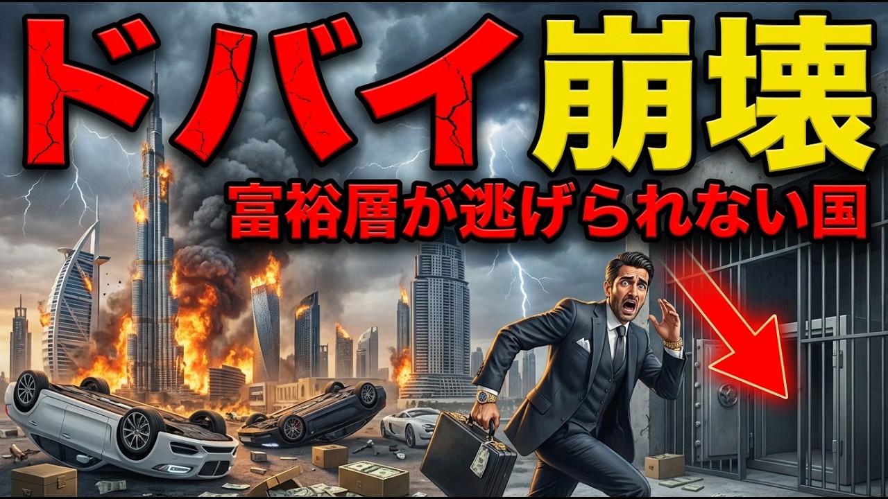 【経済崩壊!!】ドバイに不動産投資した結果wイラン攻撃で3700万払っても脱出できず資産ごと人質に