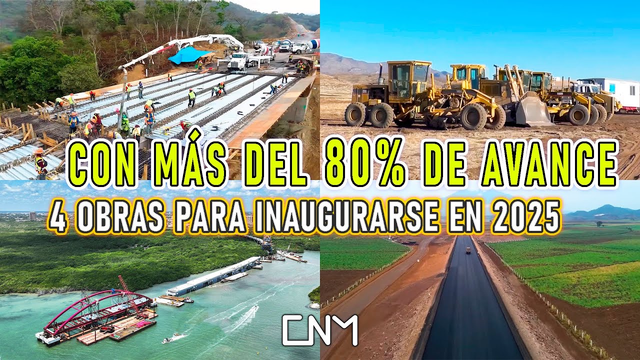 Estas son las 9 nuevas obras carreteras y puentes que han iniciado en lo que va del 2025
