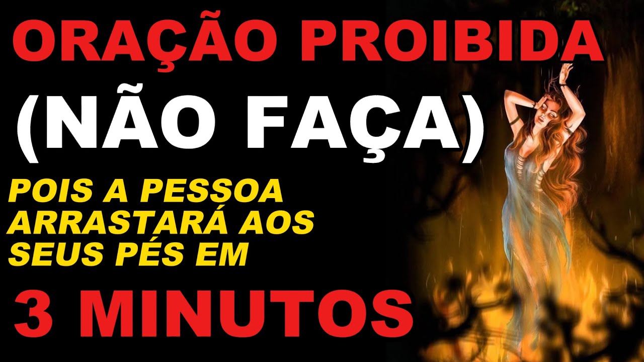 💘 ORAÇÃO SOMBRIA DO TORMENTO! ELE ou ELA VOLTA HOJE APAIXONADO, DE JOELHOS POR VOCÊ! EM 3 MINUTOS