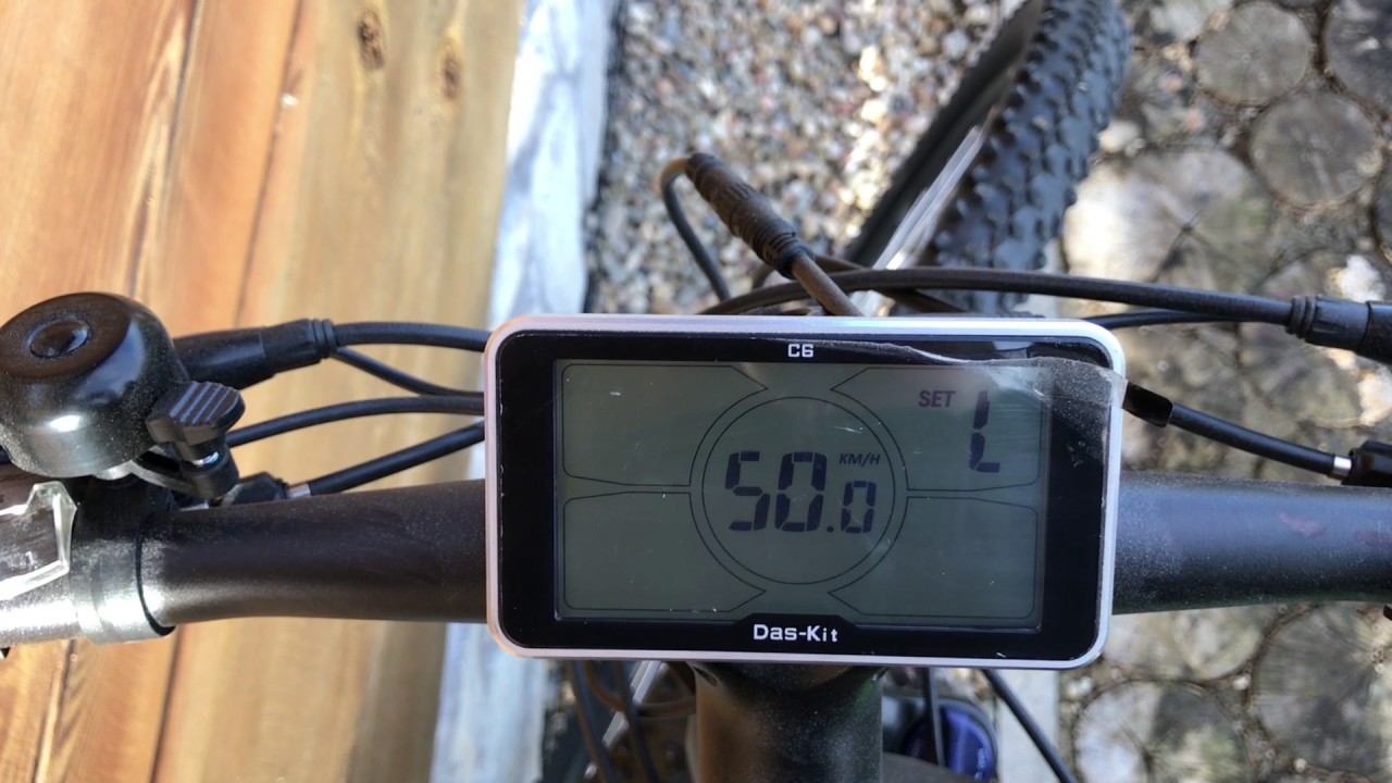 Ecobike - Odblokowanie silnika do pełnej  mocy - LCD C600/C6